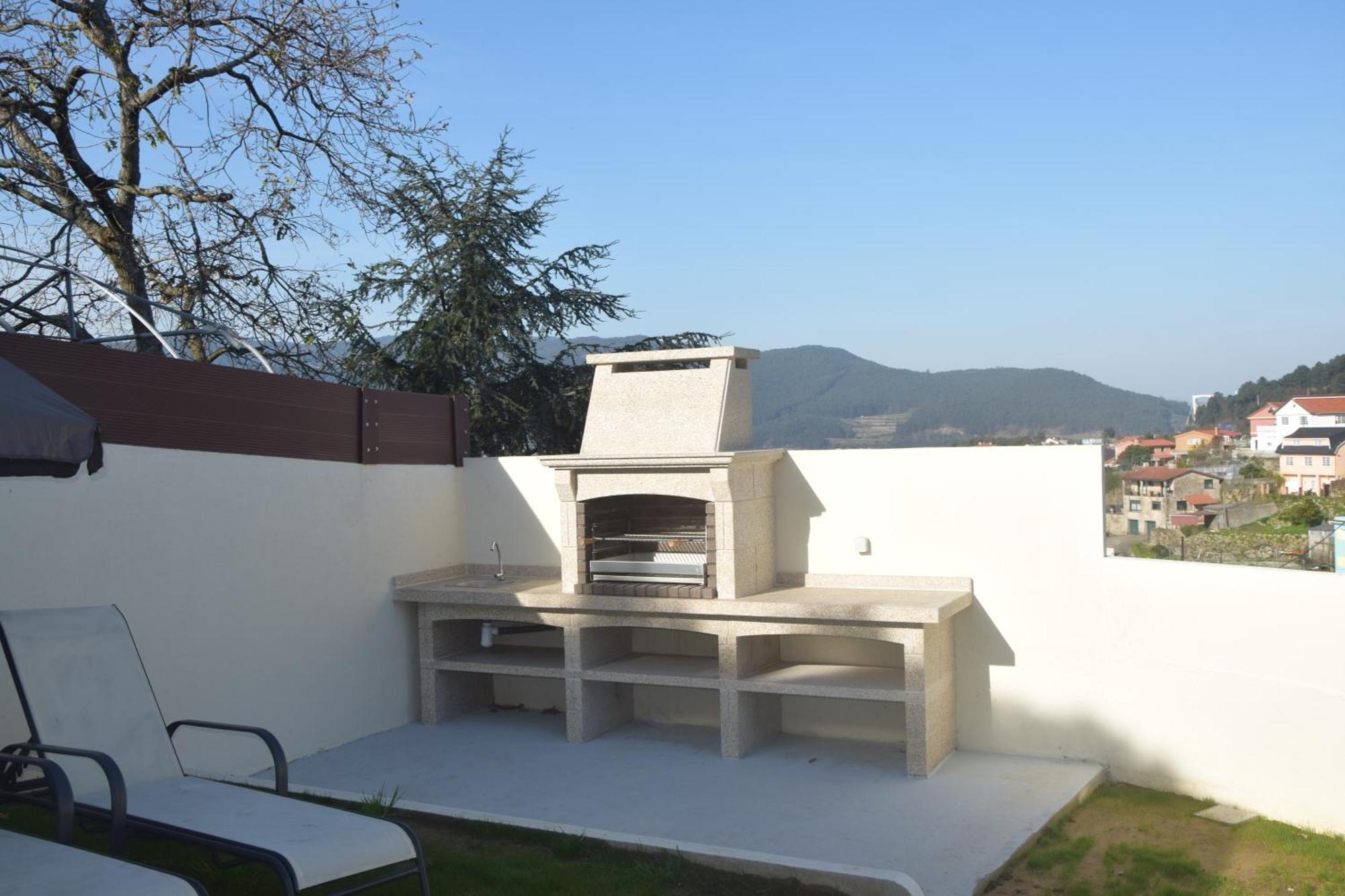Casa En Chapela, Con Vistas A La Ria De Vigo Villa Dış mekan fotoğraf