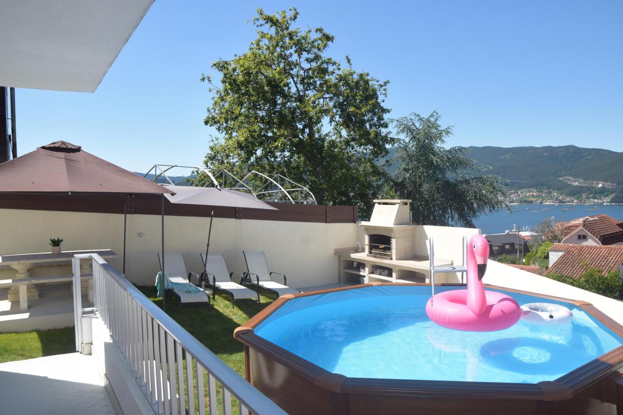 Casa En Chapela, Con Vistas A La Ria De Vigo Villa Dış mekan fotoğraf